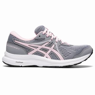 Női Asics Gel-Contend 7 (D) Futócipő AS6457923 Szürke/Rózsaszín